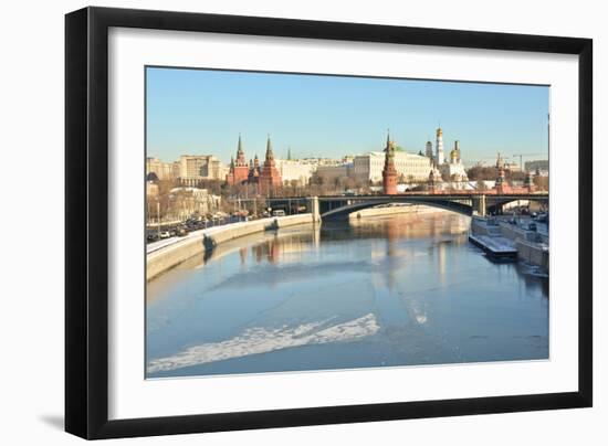 The Moscow Kremlin is A Unesco World Cultural Heritage-sergunt-Framed Photographic Print