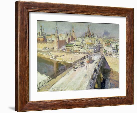 The Moskva River Bridge, 1914-Konstantin A. Korovin-Framed Giclee Print