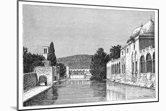 The Mosque and Fountain of Abraham, Ofra (At Tayyiba), West Bank, Israel, 1895-Armand Kohl-Mounted Giclee Print