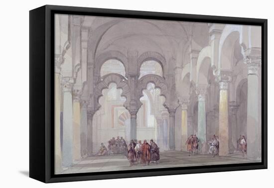 The Mosque at Cordova, 1833-David Roberts-Framed Premier Image Canvas