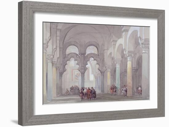 The Mosque at Cordova, 1833-David Roberts-Framed Giclee Print