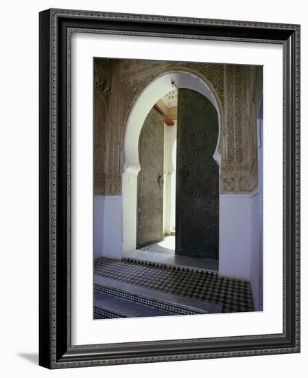The mosque of Sidi (Saint) Boumedienni at Tlemcen-Werner Forman-Framed Giclee Print