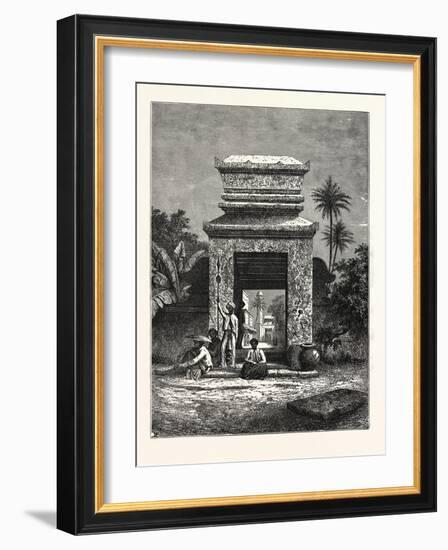 The Mosque of Soerabaija, Batavia, Java, Indonesia-null-Framed Giclee Print