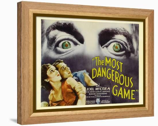 The Most Dangerous Game, 1932-null-Framed Stretched Canvas