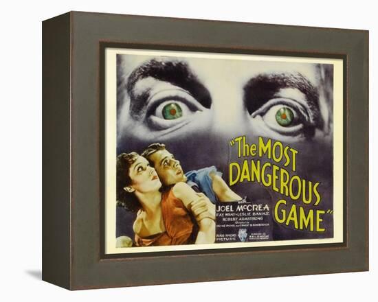 The Most Dangerous Game, 1932-null-Framed Stretched Canvas