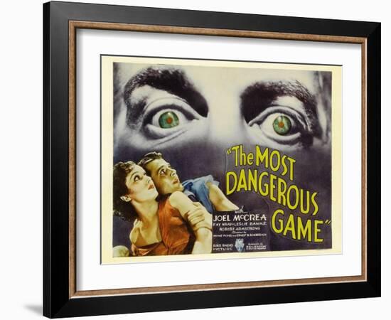 The Most Dangerous Game, 1932-null-Framed Art Print