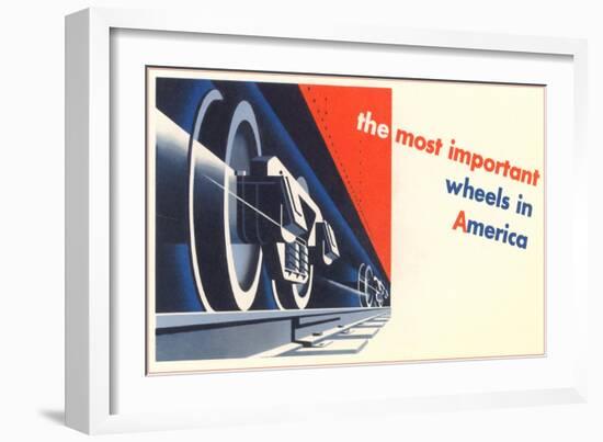 The Most Important Wheels in America-null-Framed Art Print