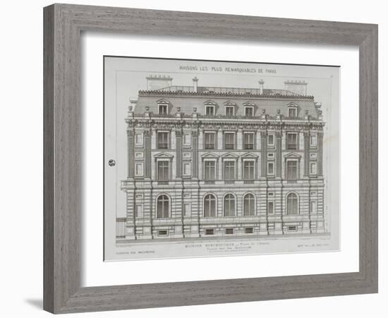 The Most Remarkable Houses in Paris-Theodore Vacquer-Framed Giclee Print