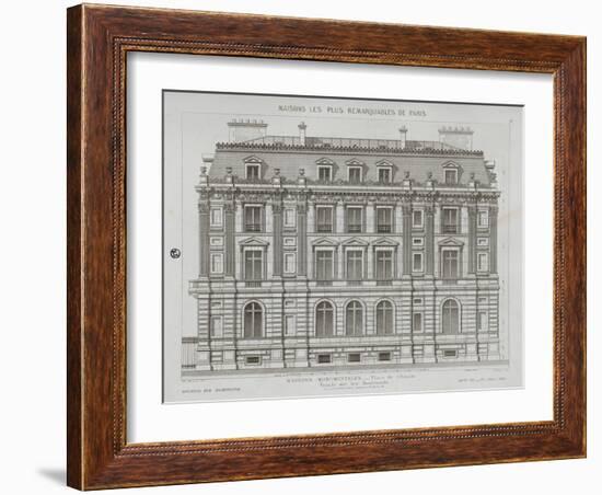 The Most Remarkable Houses in Paris-Theodore Vacquer-Framed Giclee Print