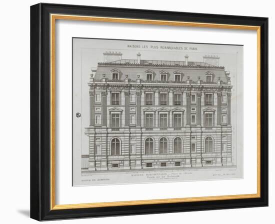 The Most Remarkable Houses in Paris-Theodore Vacquer-Framed Giclee Print