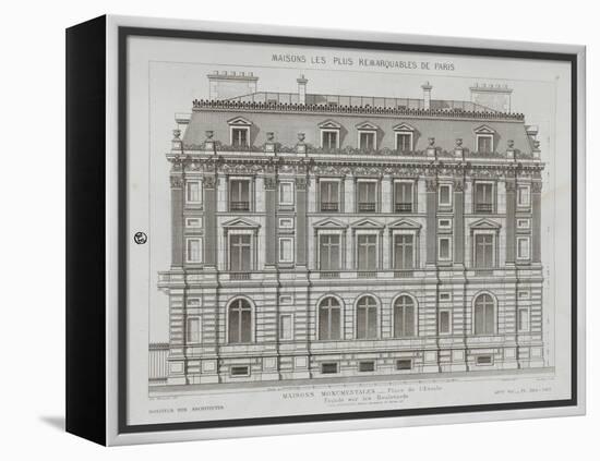 The Most Remarkable Houses in Paris-Theodore Vacquer-Framed Premier Image Canvas