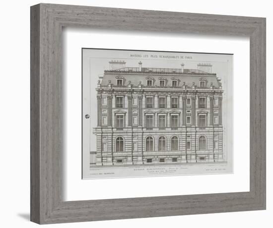 The Most Remarkable Houses in Paris-Theodore Vacquer-Framed Giclee Print