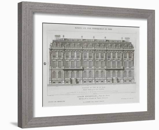 The Most Remarkable Houses in Paris-Theodore Vacquer-Framed Giclee Print