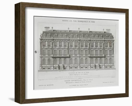 The Most Remarkable Houses in Paris-Theodore Vacquer-Framed Giclee Print