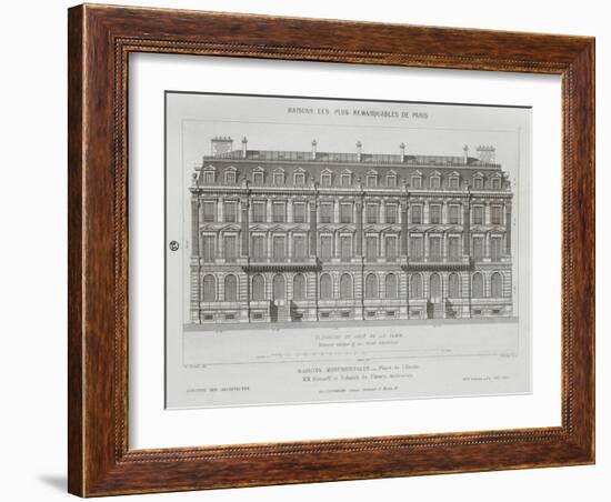 The Most Remarkable Houses in Paris-Theodore Vacquer-Framed Giclee Print