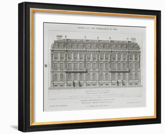 The Most Remarkable Houses in Paris-Theodore Vacquer-Framed Giclee Print