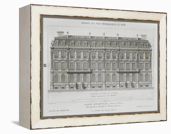 The Most Remarkable Houses in Paris-Theodore Vacquer-Framed Premier Image Canvas