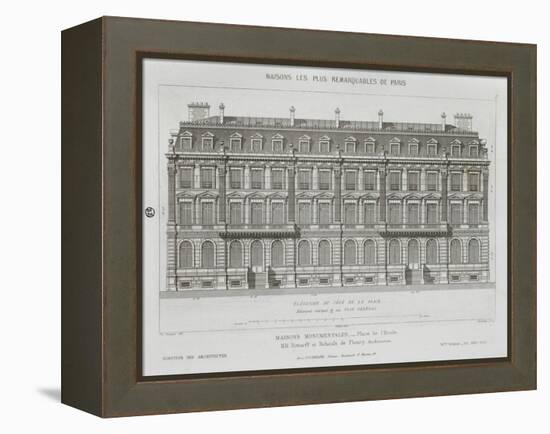 The Most Remarkable Houses in Paris-Theodore Vacquer-Framed Premier Image Canvas