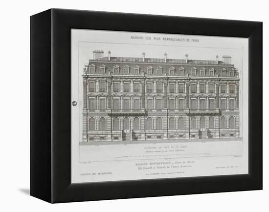 The Most Remarkable Houses in Paris-Theodore Vacquer-Framed Premier Image Canvas