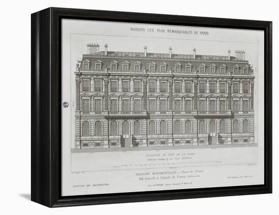 The Most Remarkable Houses in Paris-Theodore Vacquer-Framed Premier Image Canvas