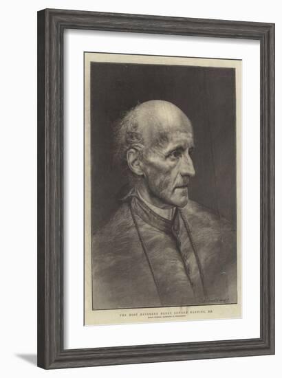 The Most Reverend Henry Edward Manning-null-Framed Giclee Print