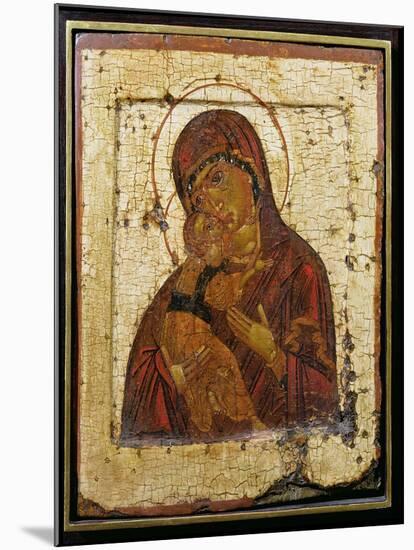 The Mother of God of Vladimir, Russian Icon, Pskov School,Late 15th Century-null-Mounted Giclee Print