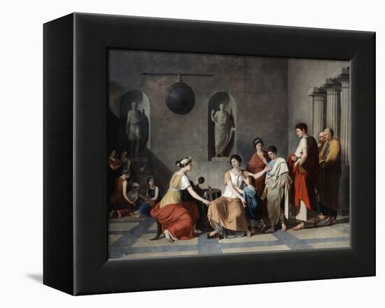 The Mother of the Gracchi, C1780-Joseph Benoit Suvee-Framed Premier Image Canvas