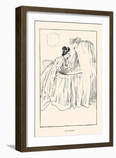 The Mother-Charles Dana Gibson-Framed Premium Giclee Print