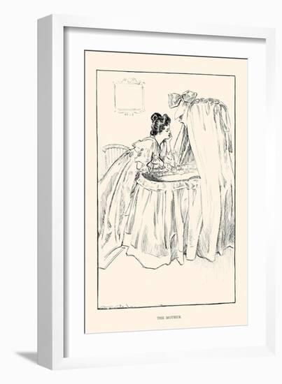 The Mother-Charles Dana Gibson-Framed Premium Giclee Print