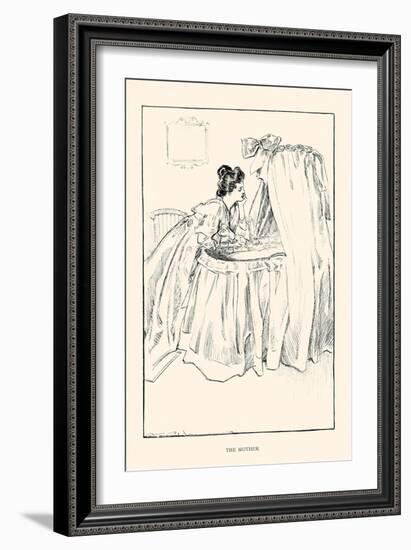 The Mother-Charles Dana Gibson-Framed Premium Giclee Print