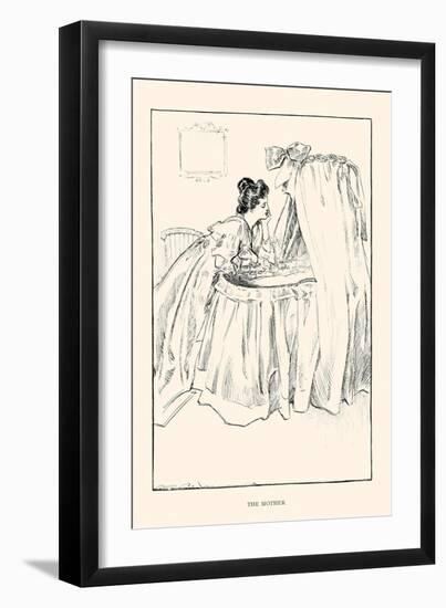 The Mother-Charles Dana Gibson-Framed Art Print