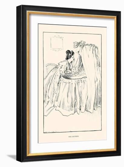 The Mother-Charles Dana Gibson-Framed Art Print