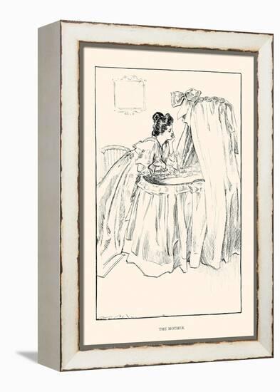 The Mother-Charles Dana Gibson-Framed Stretched Canvas