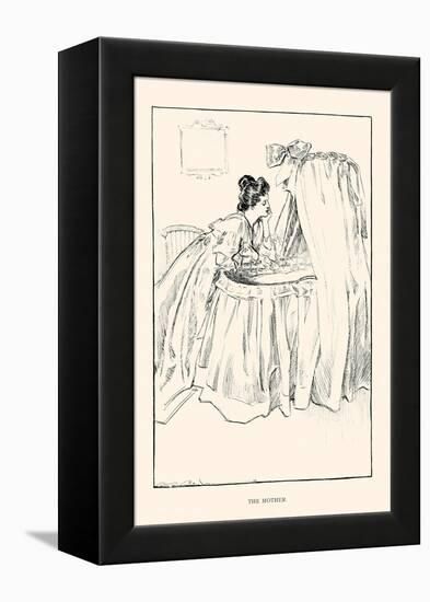 The Mother-Charles Dana Gibson-Framed Stretched Canvas