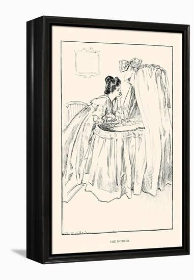 The Mother-Charles Dana Gibson-Framed Stretched Canvas