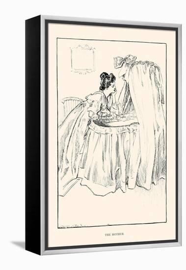The Mother-Charles Dana Gibson-Framed Stretched Canvas