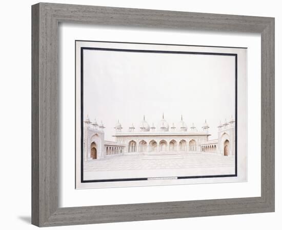 The Moti Musjid in the Fort of Agra, C. 1815-null-Framed Giclee Print