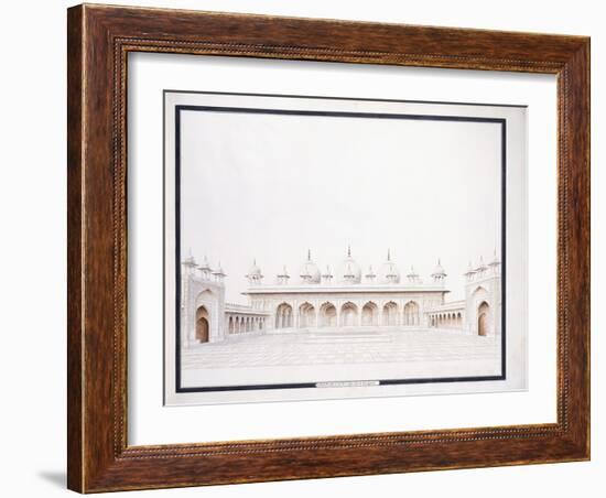 The Moti Musjid in the Fort of Agra, C. 1815-null-Framed Giclee Print