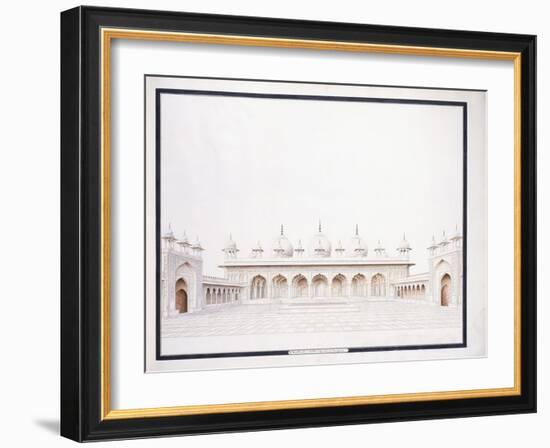 The Moti Musjid in the Fort of Agra, C. 1815-null-Framed Giclee Print