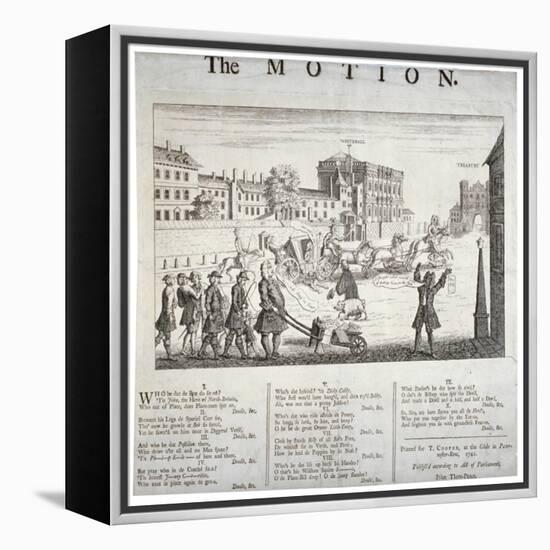 The Motion', 1741-Anon-Framed Premier Image Canvas