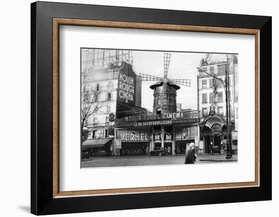 The Moulin Rouge, Paris, 1931. Artist: Ernest Flammarion-Ernest Flammarion-Framed Photographic Print