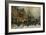 The Moulin Rouge, Paris-Eugene Galien-Laloue-Framed Giclee Print