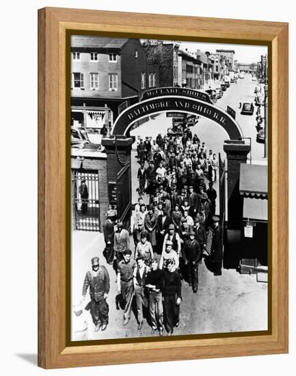 The Mount Clare Shops: the Main Gate-null-Framed Premier Image Canvas