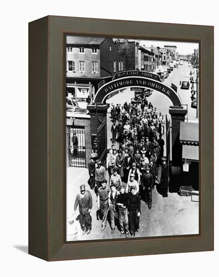 The Mount Clare Shops: the Main Gate-null-Framed Premier Image Canvas