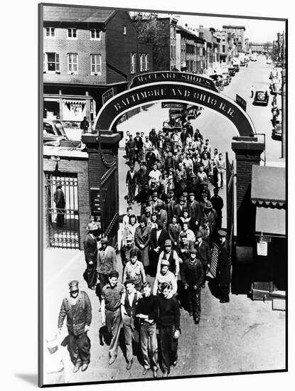 The Mount Clare Shops: the Main Gate-null-Mounted Photographic Print