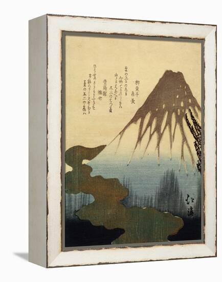 The Mount Fuji, 19th Century-Totoya Hokkei-Framed Premier Image Canvas