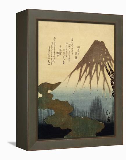 The Mount Fuji, 19th Century-Totoya Hokkei-Framed Premier Image Canvas