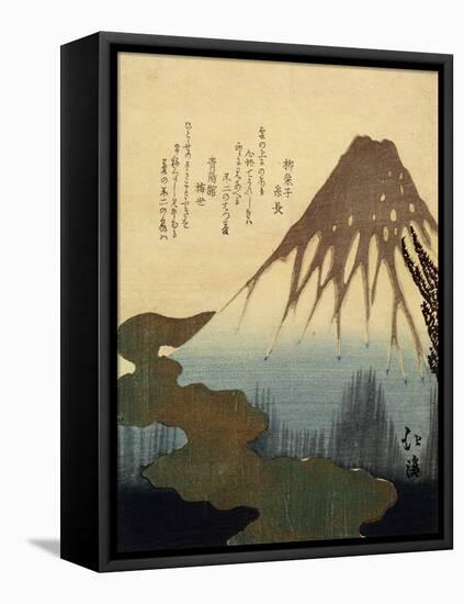 The Mount Fuji, 19th Century-Totoya Hokkei-Framed Premier Image Canvas