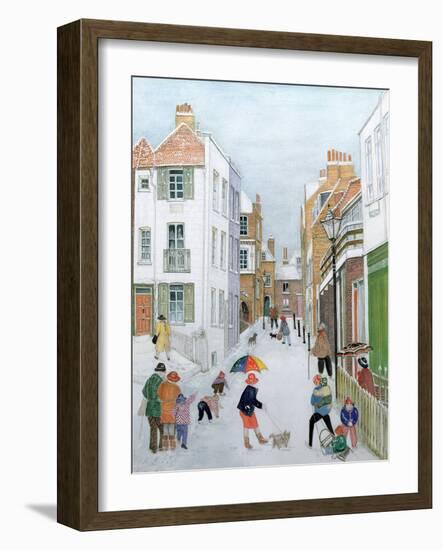 The Mount, Hampstead, 1990-Gillian Lawson-Framed Giclee Print