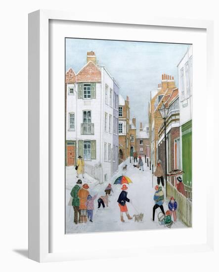 The Mount, Hampstead, 1990-Gillian Lawson-Framed Giclee Print